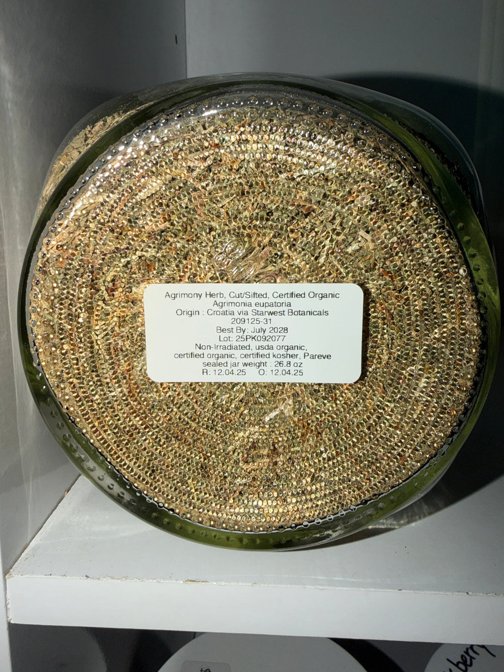Agrimony Herb, organic - Cut & Sifted