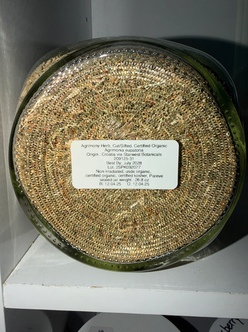 Agrimony Herb, organic - Cut & Sifted