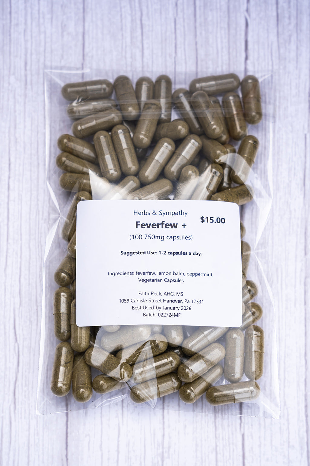 Feverfew + Capsules image 0