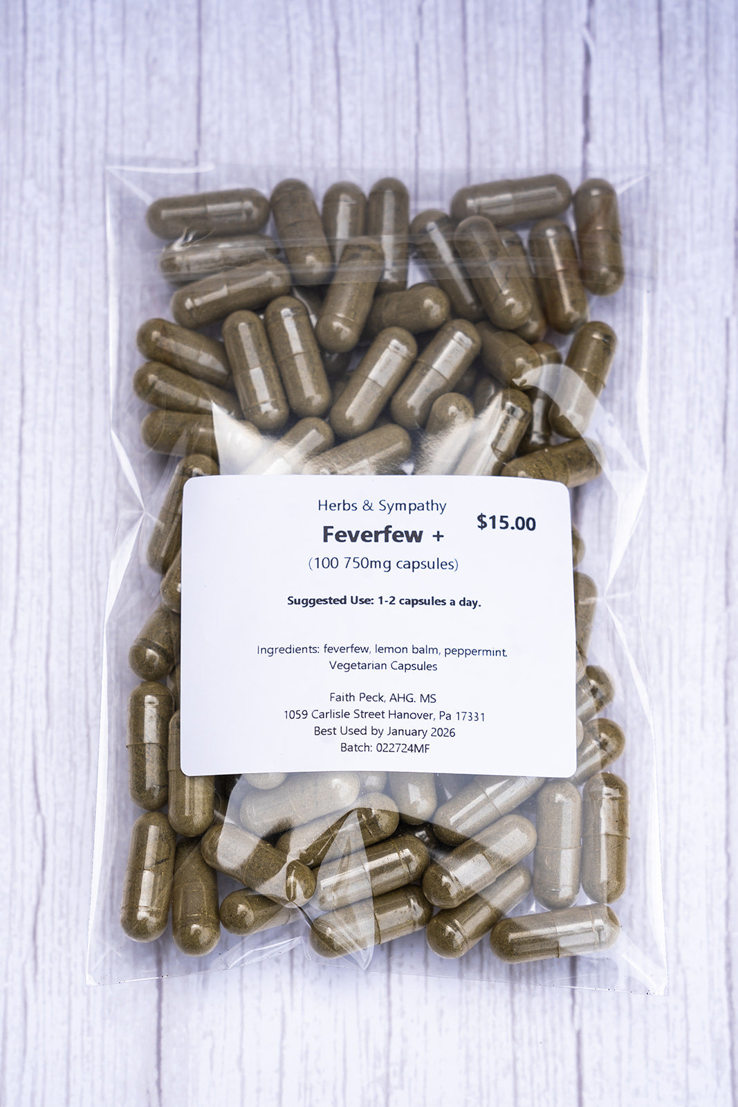 Feverfew + Capsules image 0