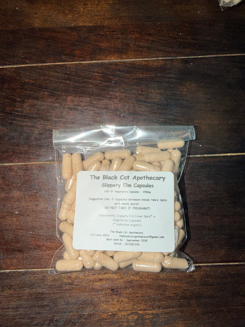 Slippery Elm Bark Capsules