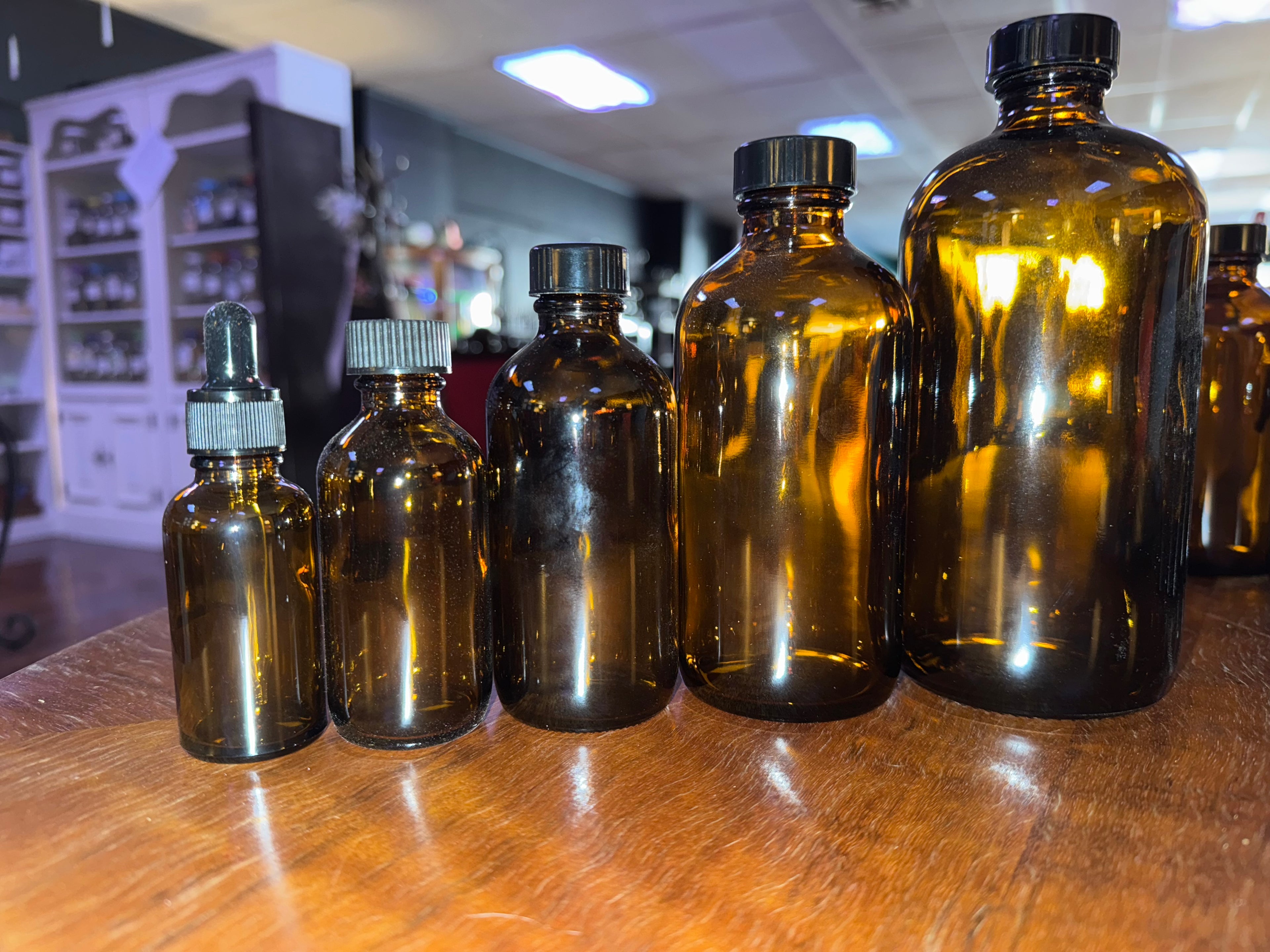 Amber Bottles image 0
