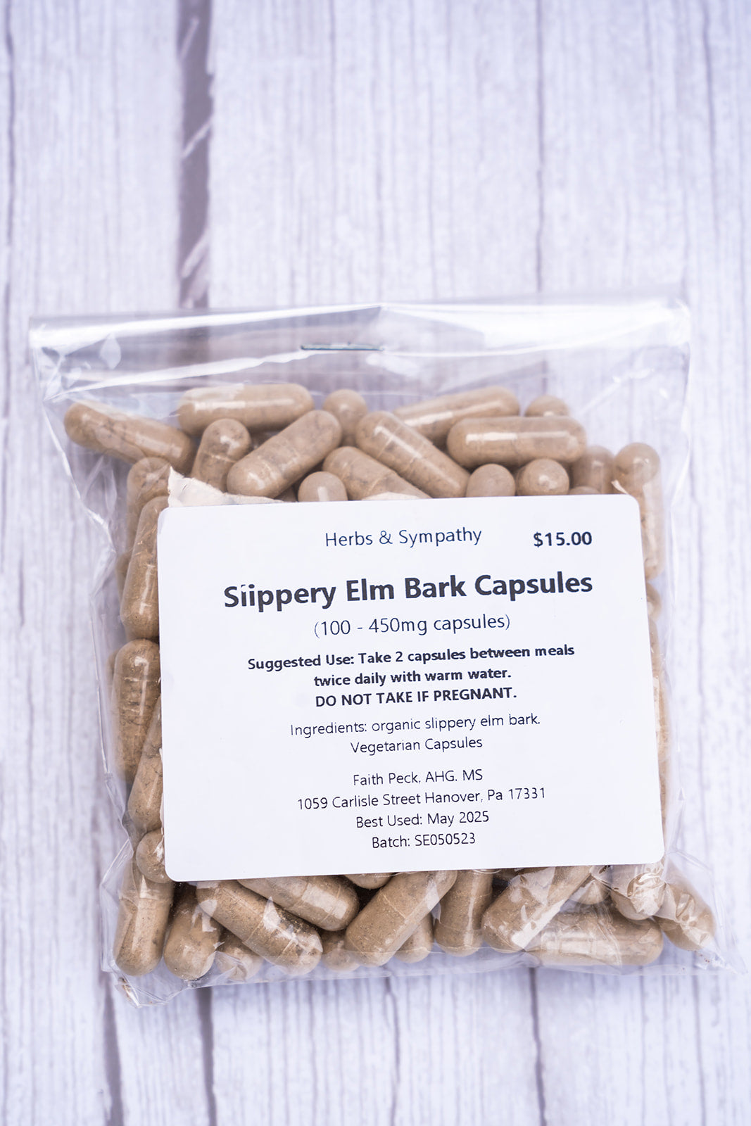 Slippery Elm Capsules image 0